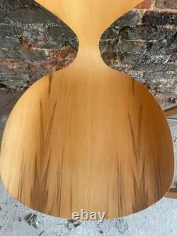 ENSEMBLE DE 4 TABOURETS DE BAR EN CONTREPLAQUÉ NORMAN CHERNER ORIGINAUX vintage cuisine en bois rétro