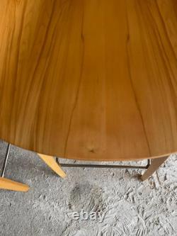 ENSEMBLE DE 4 TABOURETS DE BAR EN CONTREPLAQUÉ NORMAN CHERNER ORIGINAUX vintage cuisine en bois rétro