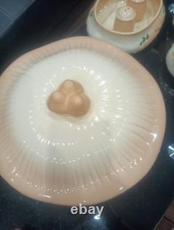 Ensemble de 13 pièces de théière Carousel en champignon crème géant d'Arnel