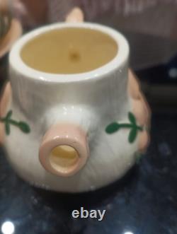 Ensemble de 13 pièces de théière Carousel en champignon crème géant d'Arnel