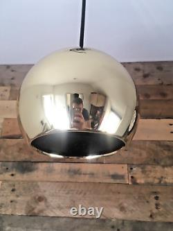 Ensemble de 3 lampes de plafond en aluminium à pointes des années 80, style spatial rétro vintage pour cuisine des années 60.