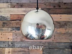 Ensemble de 3 lampes de plafond en aluminium à pointes des années 80, style spatial rétro vintage pour cuisine des années 60.
