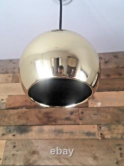 Ensemble de 3 lampes de plafond en aluminium à pointes des années 80, style spatial rétro vintage pour cuisine des années 60.