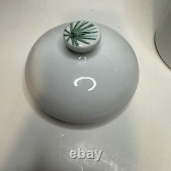 Ensemble de 4 bocaux en céramique Vintage Florida Marketplace Palm Island