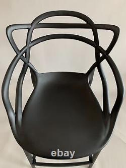 Ensemble de 4 chaises tabouret de bar de style maître pour café, cuisine, restaurant, hauteur 66 cm