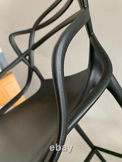 Ensemble de 4 chaises tabouret de bar de style maître pour café, cuisine, restaurant, hauteur 66 cm