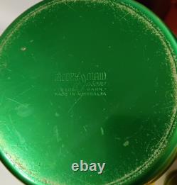 Ensemble de 5 bocaux de cuisine en aluminium anodisé coloré des années 1960 Modèle Maid