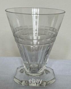 Ensemble de 5 verres à vin français vintage des années 1930