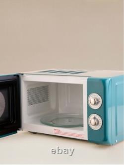 Ensemble de Cuisine Bouilloire Grille-Pain Micro-ondes Friteuse à Air Teal Bleu Rétro Élégant Vintage Royaume-Uni
