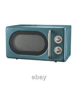 Ensemble de Cuisine Bouilloire Grille-Pain Micro-ondes Friteuse à Air Teal Bleu Rétro Élégant Vintage Royaume-Uni