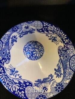 Ensemble de bocaux de rangement Spode Blue Italian x 3 pour café, thé, sucre avec couvercle
