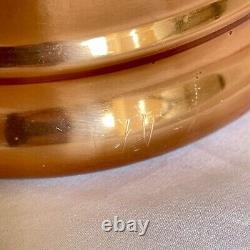 Ensemble de bocaux vintage ATAPCO en cuivre/teck fait main à Hong Kong années 1970 cuisine