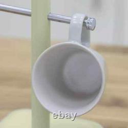 Ensemble de bouilloire en jatte verte rétro Swan, grille-pain 4 tranches, boîte à pain, bocaux et support à mugs.