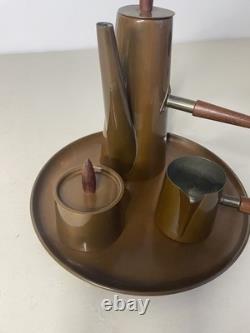 Ensemble de café en cuivre rétro vintage des années 1960 par ARGV Portugal