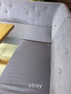 Ensemble de coin salle à manger de cuisine Barker & Stonehouse avec canapé, banc et table en bois dur