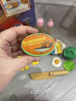 Ensemble de cuisine à la carte Bluebird vintage rétro des années 80 - jouet de nostalgie, accessoire cadeau