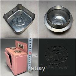 Ensemble de cuisine en métal vintage Yoshimaru, jouet rétro, collectible, rouillé, 21 pièces