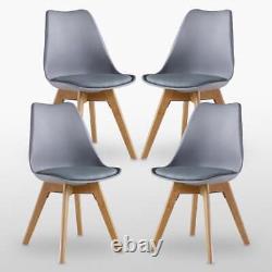 Ensemble de salle à manger Jamie avec 4 chaises de salle à manger Jamie & table en bois Halo? Options de couleur