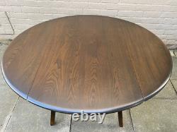 Ensemble de salle à manger MCM Ercol Fleur de Lys / Mobilier / Vintage / Rétro / Chaises / Table / Cuisine