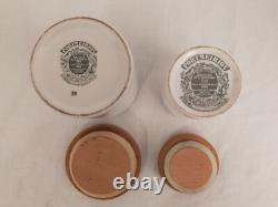 Ensemble vintage de 5 bocaux de rangement Portmeirion Oiseaux de Grande-Bretagne