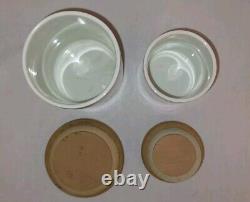 Ensemble vintage de 5 bocaux de rangement Portmeirion Oiseaux de Grande-Bretagne