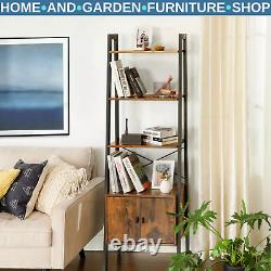 Étagère Échelle Industrielle Armoire à Livres en Métal Rustique Meuble Vintage Rétro Royaume-Uni