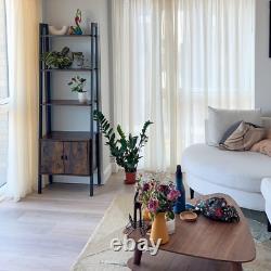 Étagère Échelle Industrielle Armoire à Livres en Métal Rustique Meuble Vintage Rétro Royaume-Uni