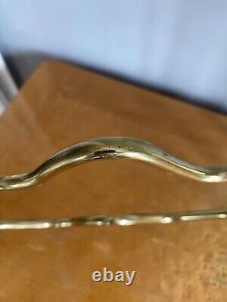 Étagère à vin en lucite et métal vintage rétro pour 15 bouteilles - milieu du siècle moderne David Lange