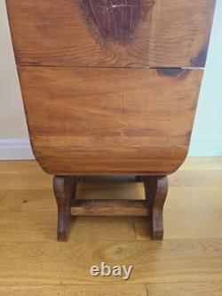 Étagère à vin en pin vintage, support en bois rustique pour bouteilles de vin et verres en forme de baril ovale