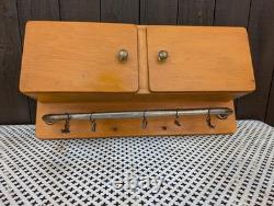 Étagère murale de cuisine, armoire murale, vintage années 50, étagère murale rockabilly danoise des années 50