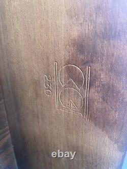 Étagère murale en bois de qualité rétro de l'époque de guerre vintage