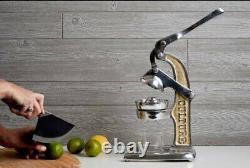 Extracteur de jus à froid fait main en aluminium coulé solide taille moyenne