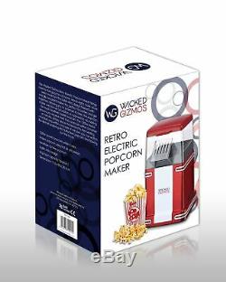 Fat-free Hot Air Popcorn Maker / Popcorn Popper Style De La Machine Retro 50