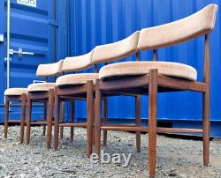 G Plan Fresco 4 chaises par VB Wilkins années 1970 vintage rétro milieu de siècle livraison