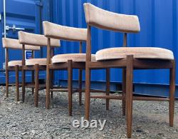 G Plan Fresco 4 chaises par VB Wilkins années 1970 vintage rétro milieu de siècle livraison