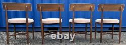 G Plan Fresco 4 chaises par VB Wilkins années 1970 vintage rétro milieu de siècle livraison