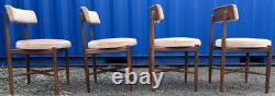 G Plan Fresco 4 chaises par VB Wilkins années 1970 vintage rétro milieu de siècle livraison