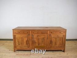 Grand Buffet de Laboratoire de Science Vintage en Teck pour Cuisine