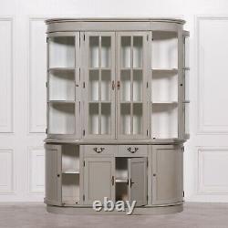 Grand Écran De Commode De Couleur Gris Vintage Acajou Cabinet Home Decor Stockage