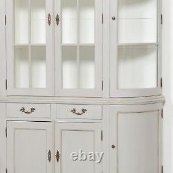 Grand Écran De Commode De Couleur Gris Vintage Acajou Cabinet Home Decor Stockage