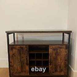 Grand meuble à boisson buffet placard buffet rangement cuisine porte-bouteilles de vin