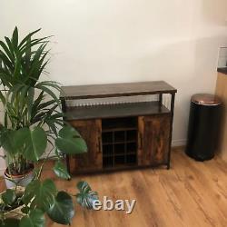 Grand meuble à boisson buffet placard buffet rangement cuisine porte-bouteilles de vin