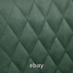 HOMCOM Ensemble de 2 Tabourets de Bar, Chaises de Bar Réglables Pivotantes à 360° pour Cuisine Vert