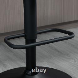 HOMCOM Ensemble de 2 Tabourets de Bar, Chaises de Bar Réglables à 360° pour Cuisine Khaki