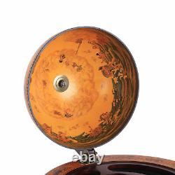 Homcom Globe Drink Cabinet Mini Bar Movable Double Deck Wine Bottle Stand