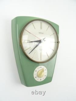 Horloge murale rétro PETER en céramique allemande (époque Junghans)