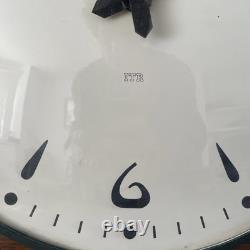 Horloge murale vintage 32 cm ITR style rétro industriel des années 50