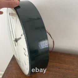 Horloge murale vintage 32 cm ITR style rétro industriel des années 50