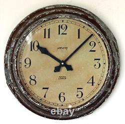 Horloge murale vintage Magneta de 38 cm de diamètre, grand rétro milieu du siècle scolaire industriel cadeau