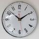 Horloge Murale Vintage Metamec 21 Cm Blanche R&eacute;tro Milieu De Si&egrave;cle Ann&eacute;es 1970 Pour Cuisine
